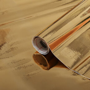 Klebefolie Metallic Hochglanz gold